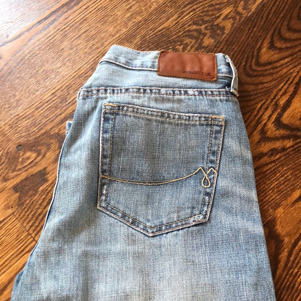 Martin + Osa light distressed jeans